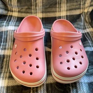 ✨Pink 💖 & White 🤍 Crocs ✨